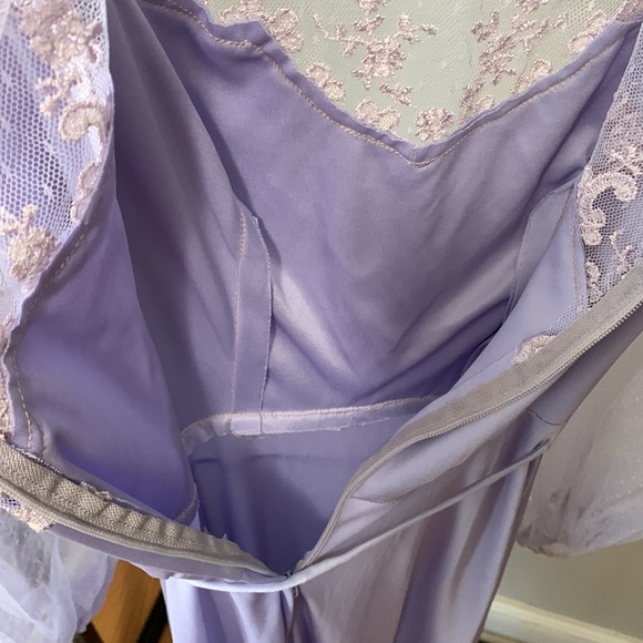 Vintage Handmade Lavender Dress - Picture 7 of 8